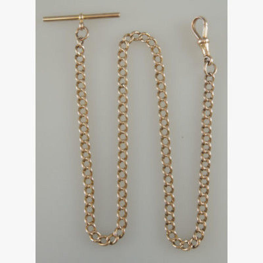 Solid gold watch chain