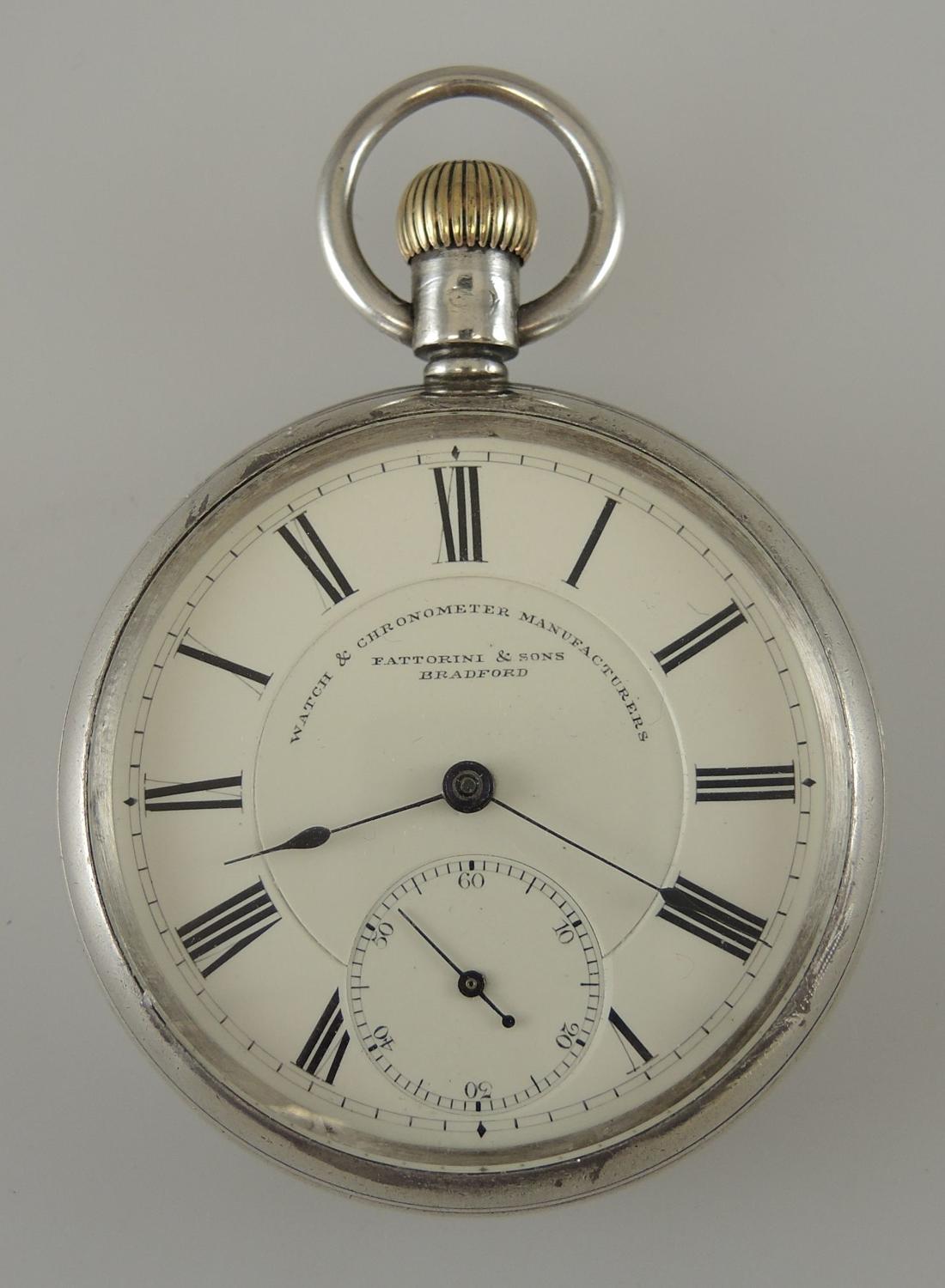 English Silver Waltham 16 size Model 1888 Royal Pocket Watch. c1889