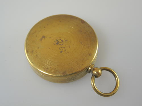 Gilt Metal Compass Fob. Circa 1950