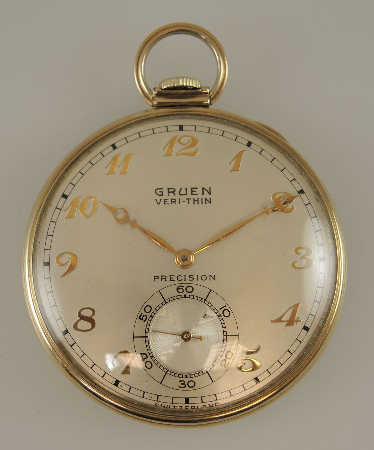 Gruen VERI-THIN pocket watch c1920