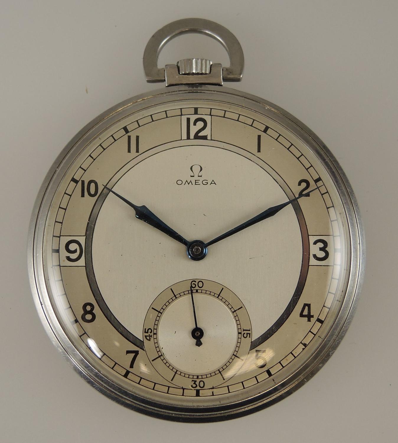Vintage Omega pocket watch with Box c1938 in Swiss pocket ...