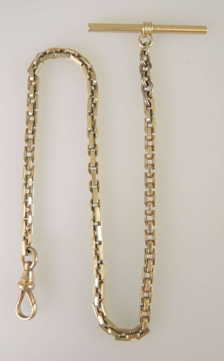Vintage gold plated watch chain c1890