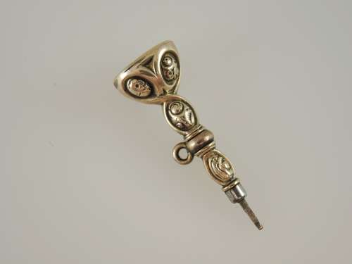 Unusual FEMALE Winding pocket watch key c1850
