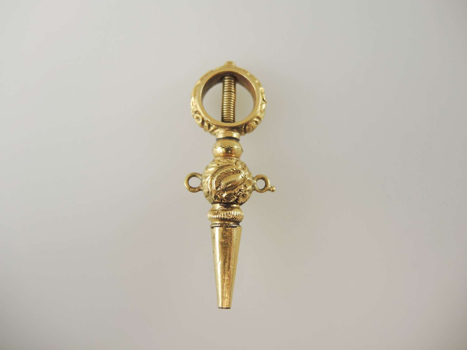 Large impressive gold Breguet pocket watch key c1820