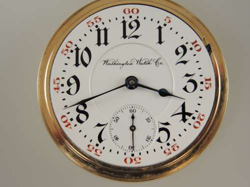 18s 21J Illinois Washington Watch Co pocket watch c1912