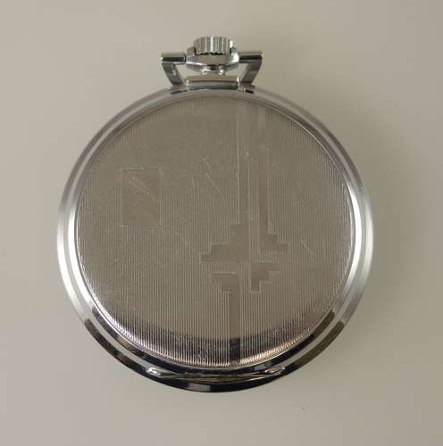 Stylish Black Dial DOXA pocket watch c1930