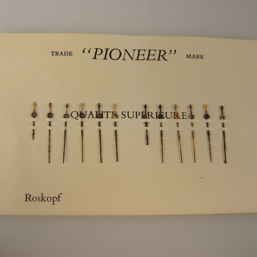 NEW OLD STOCK. 10 Pioneer Roskopf hands