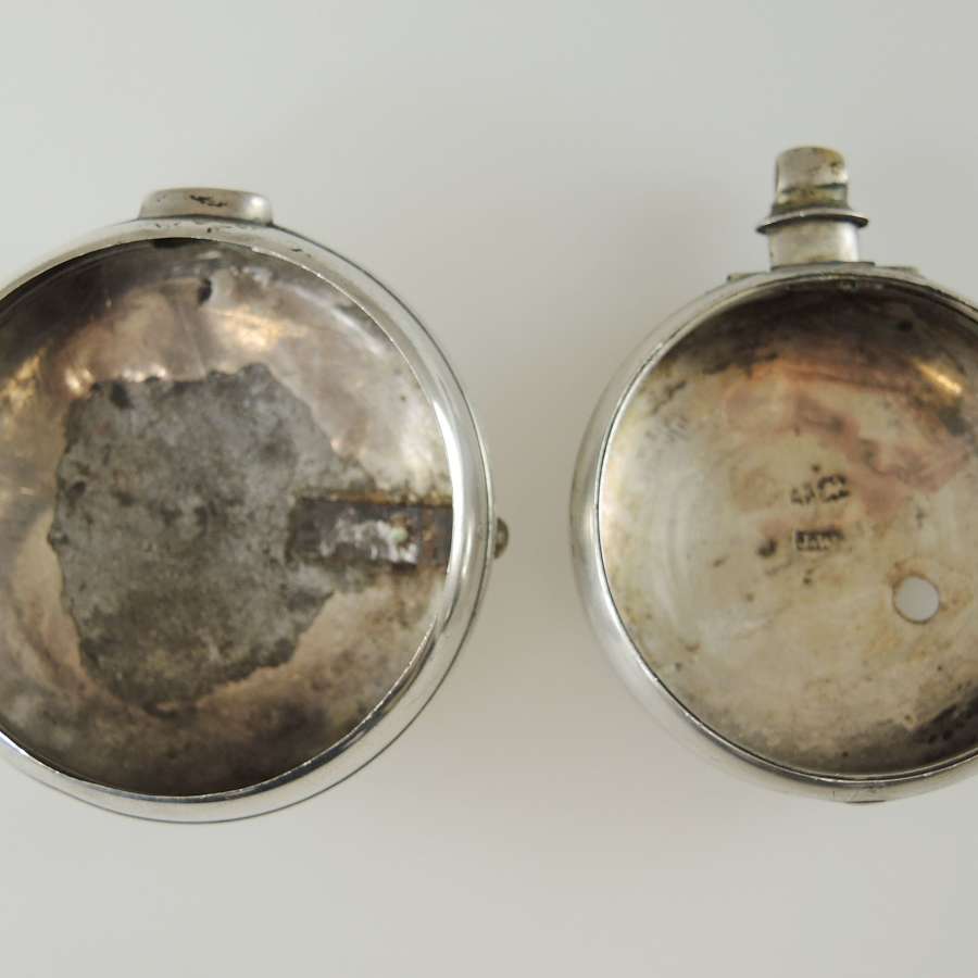 English silver Pair cases London 1810