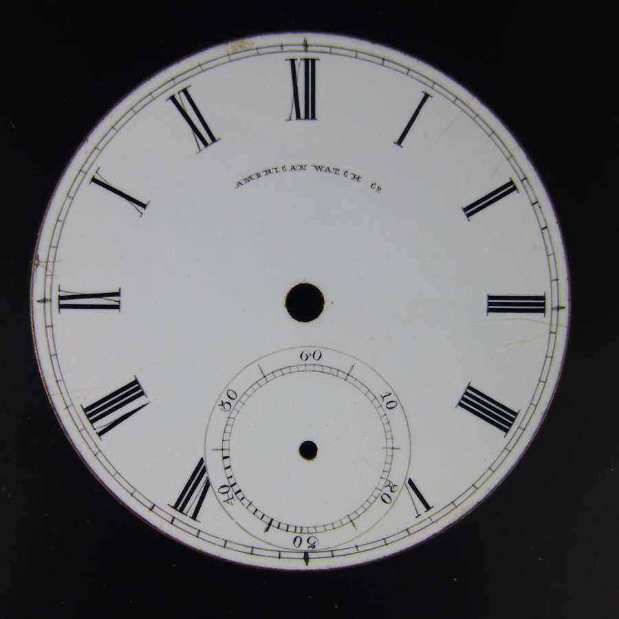 18s early American Watch Co dial