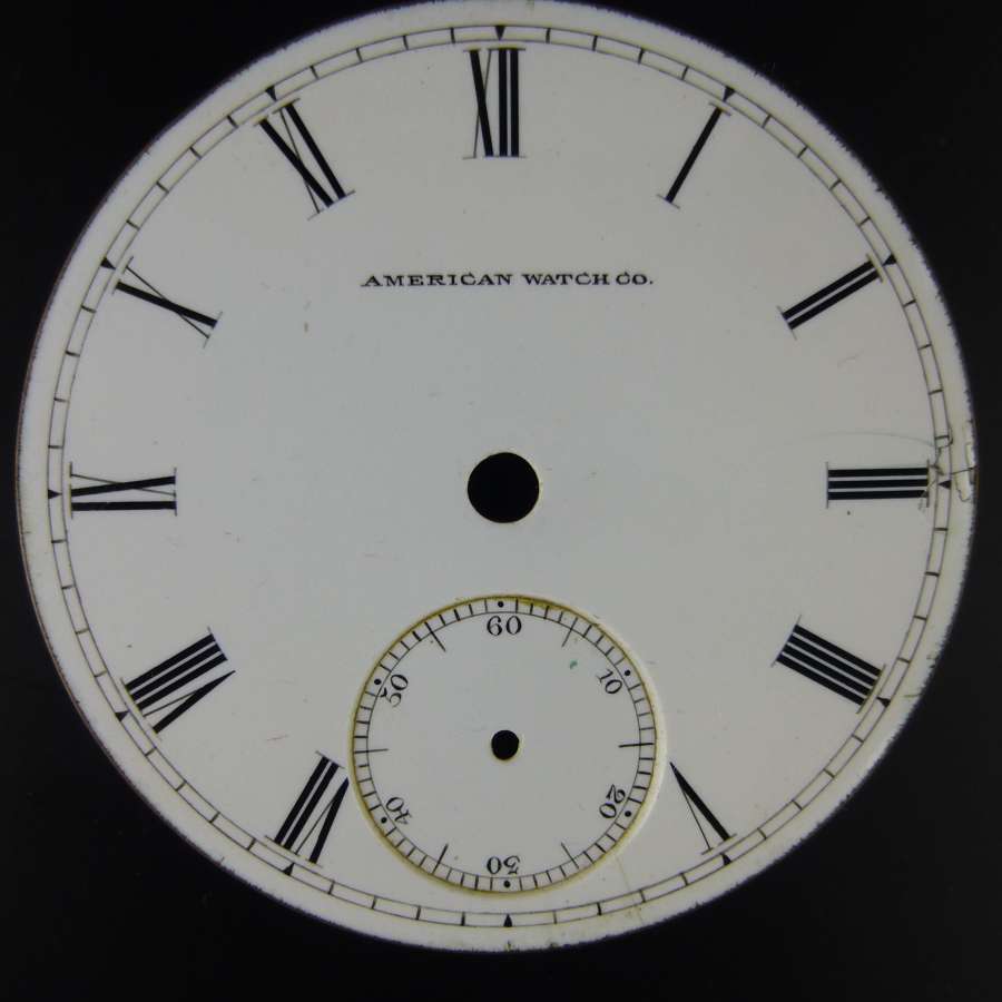 18s American Watch Co dial