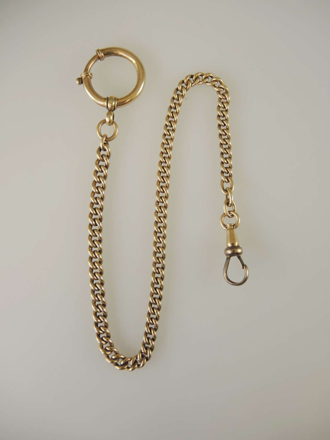 Solid 14K Gold Watch chain c1890