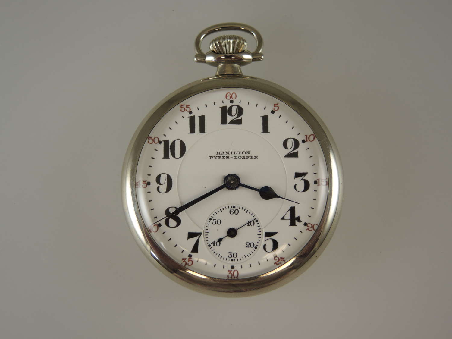 Rare Hamilton Pyper Watch Co LOANER Pocket watch c1923