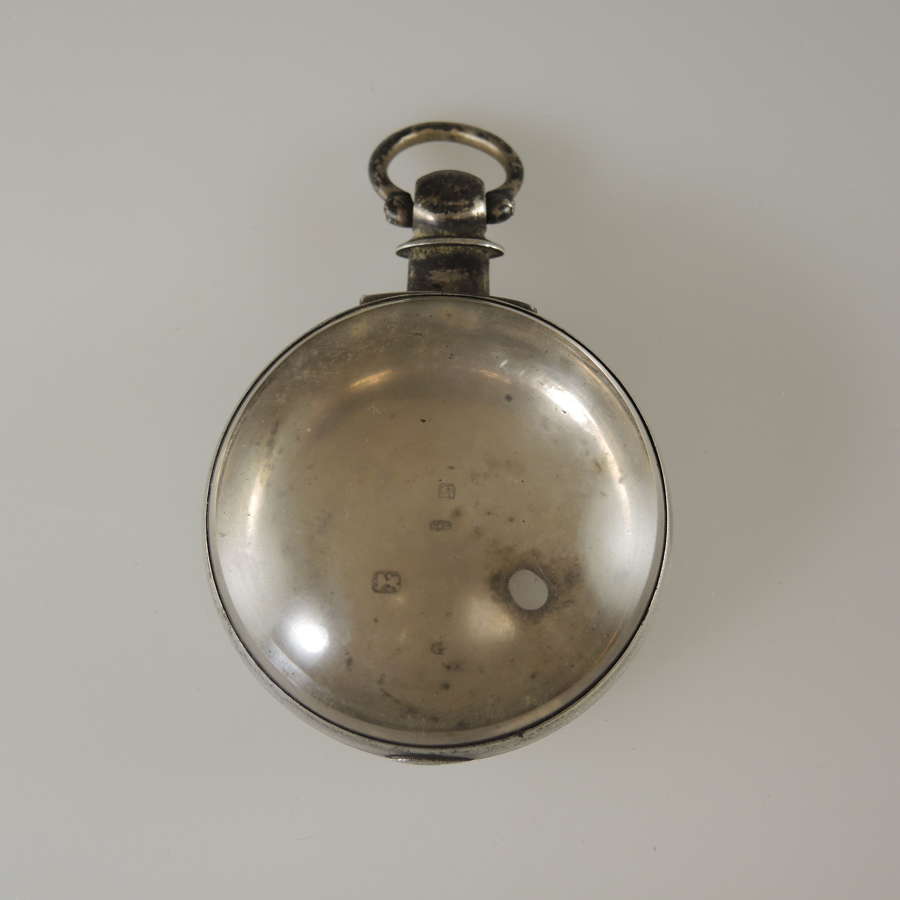 English silver inner case. Birmingham 1840