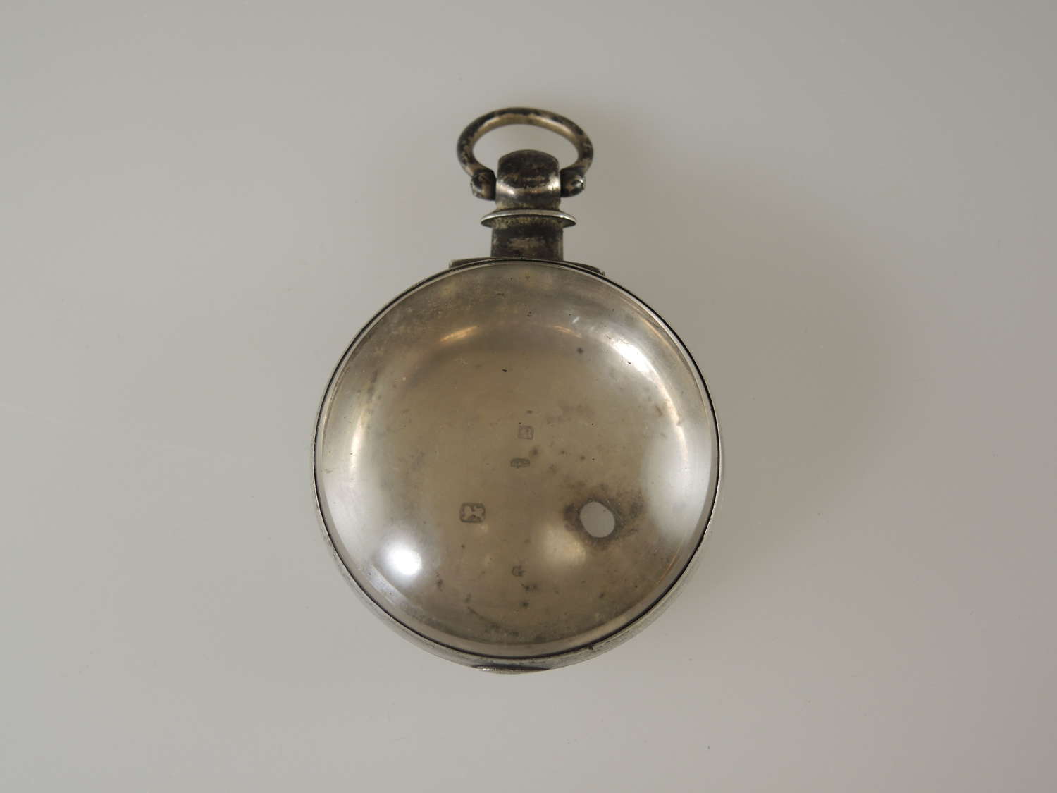 English silver inner case. Birmingham 1840