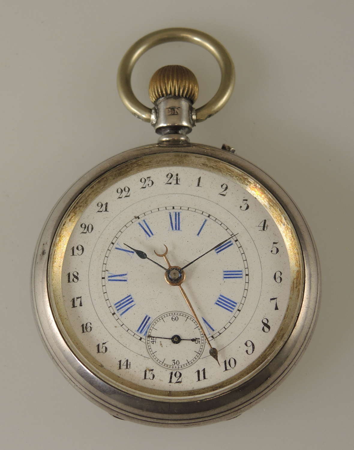 Rare 24 Hour dial Pocket watch c1884