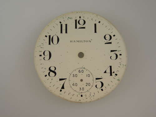 18s Hamilton pocket watch dial