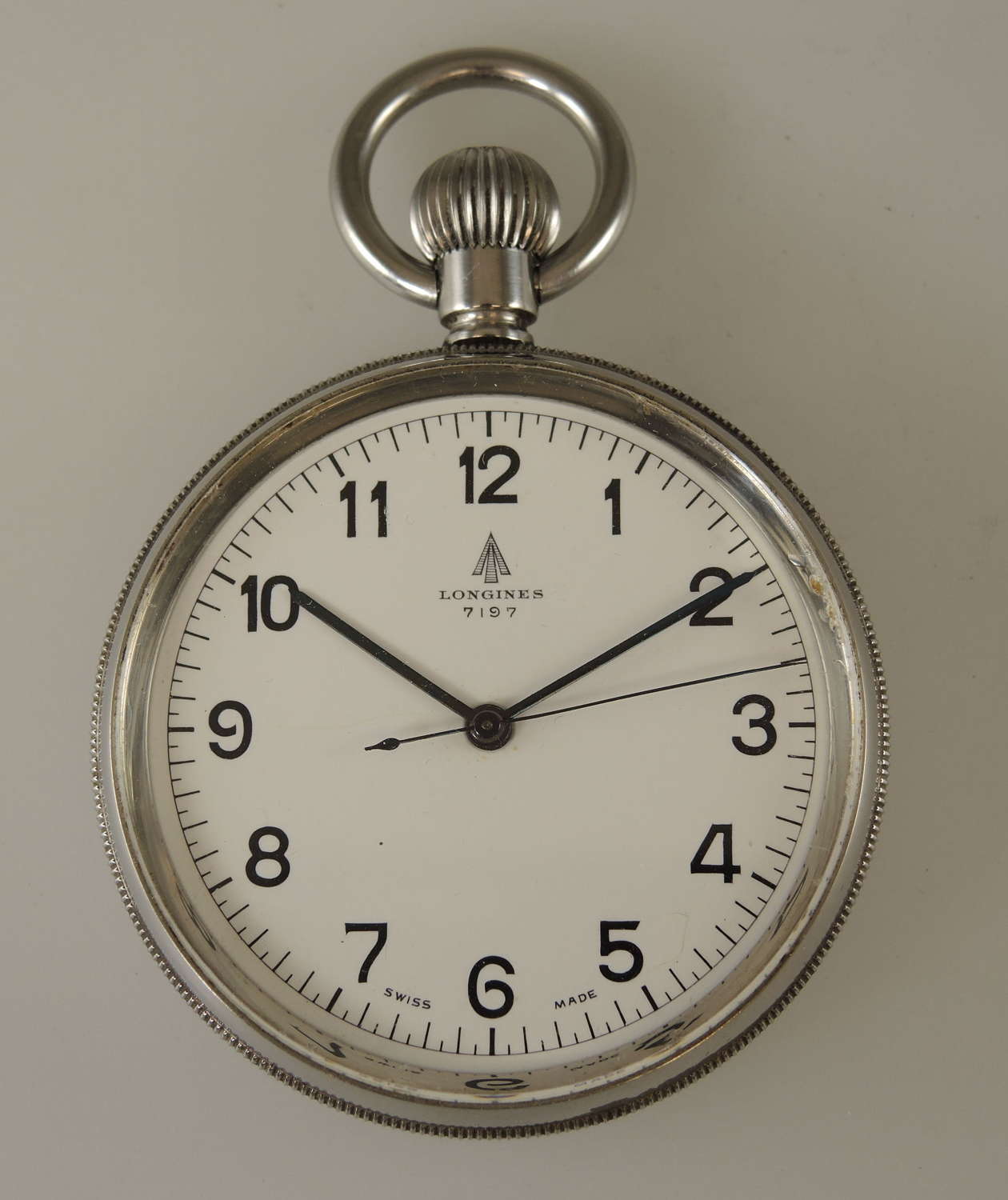 Mint Longines Military pocket watch c1940