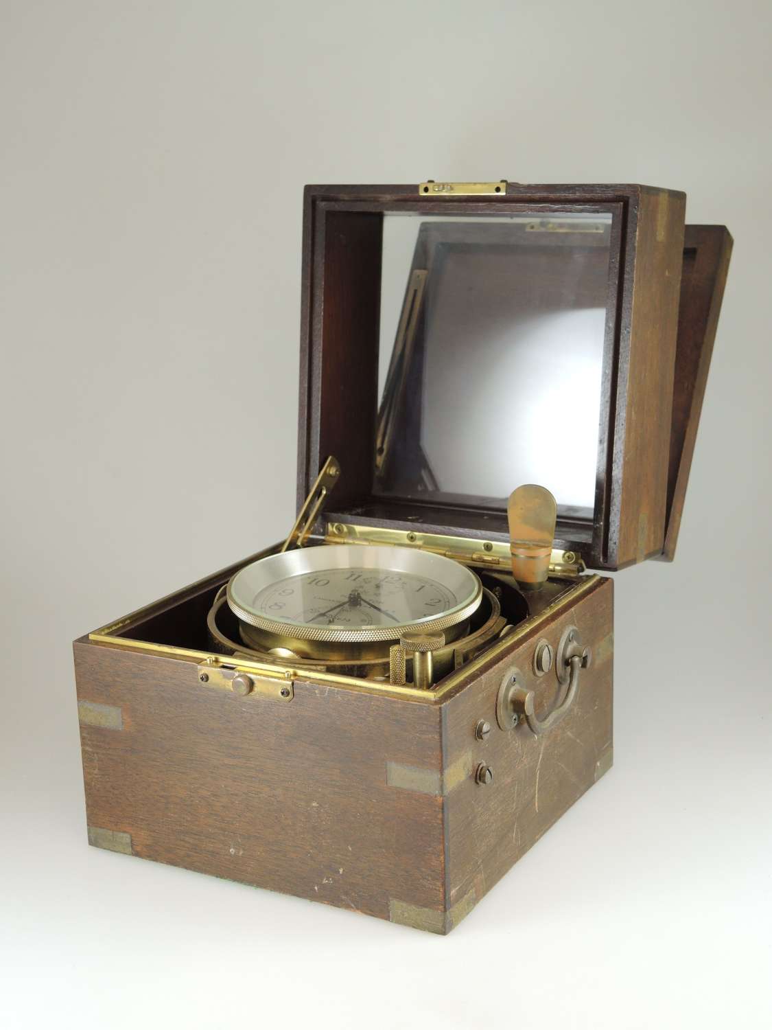 85s Hamilton Chronometer M#21 fusee detent escapement gimball box 1941
