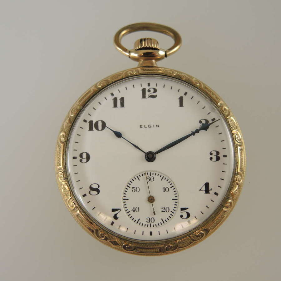 12s 7J Elgin pocket watch 1924