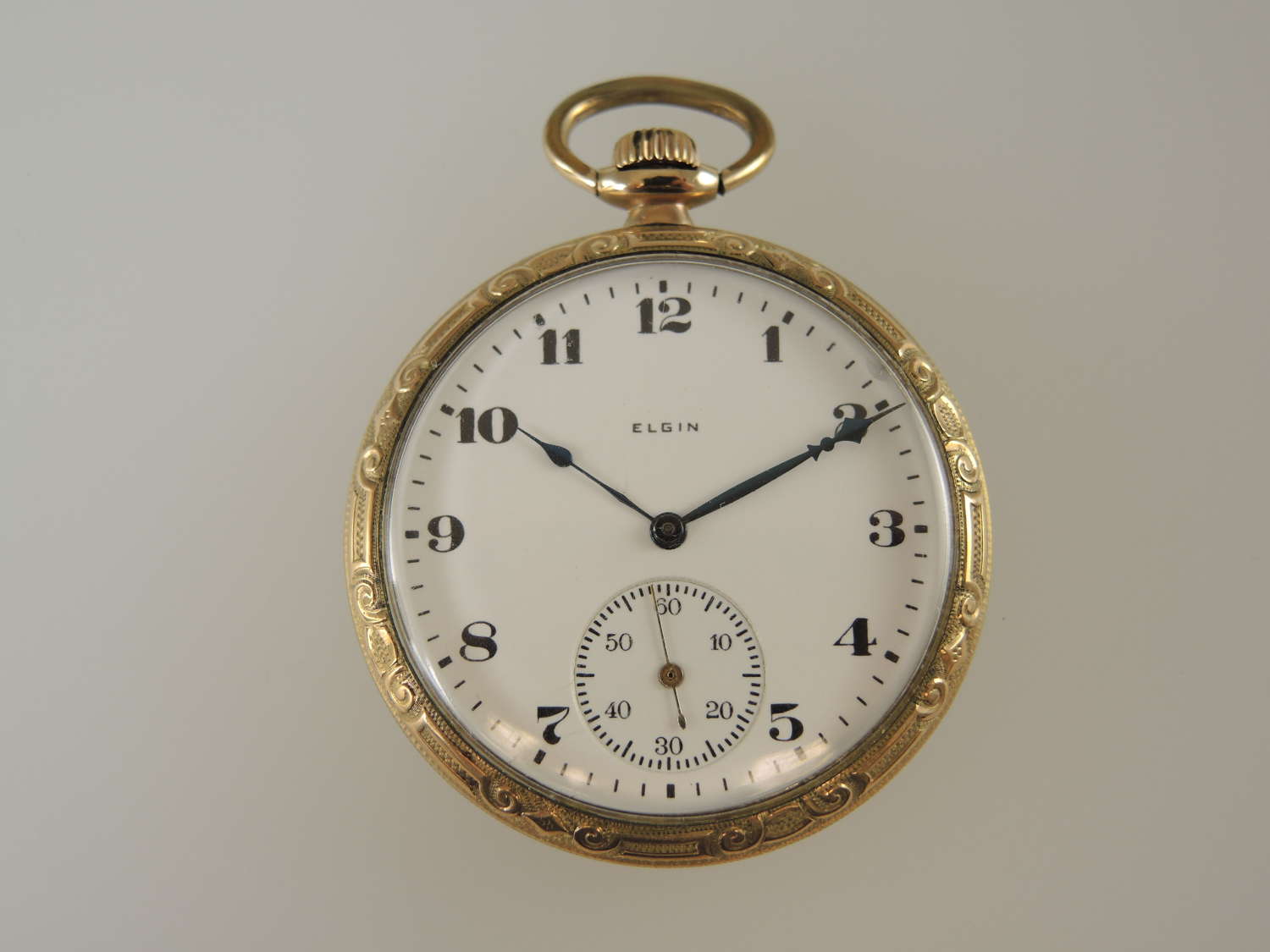 12s 7J Elgin pocket watch 1924
