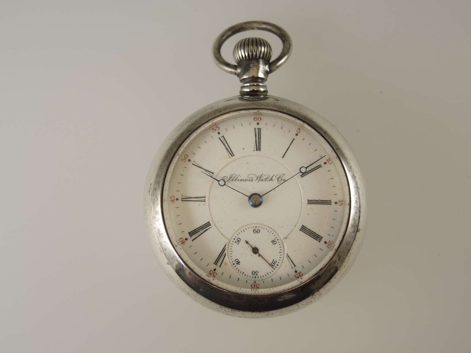 18s 17J Illinois Lakeshore pocket watch. 4oz silver case c1902