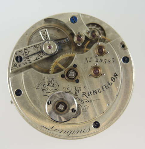 Swiss LONGINES pocket watch movement c1880