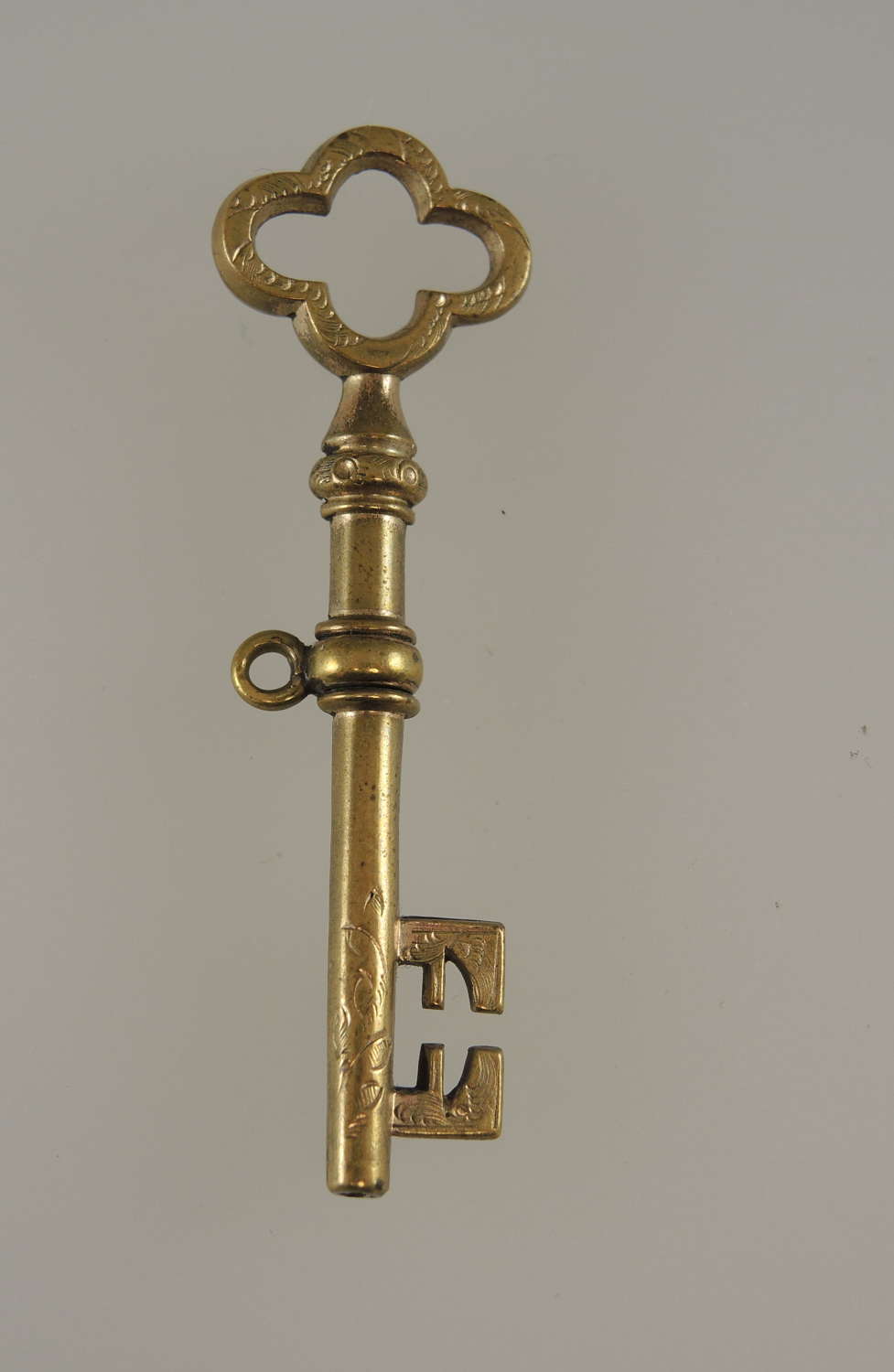 Key Shaped pocket watch key c1850