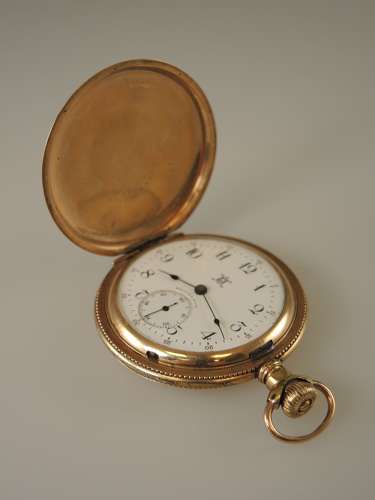 Hampden full hunter pocket watch c1899