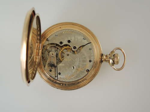 Hampden full hunter pocket watch c1899