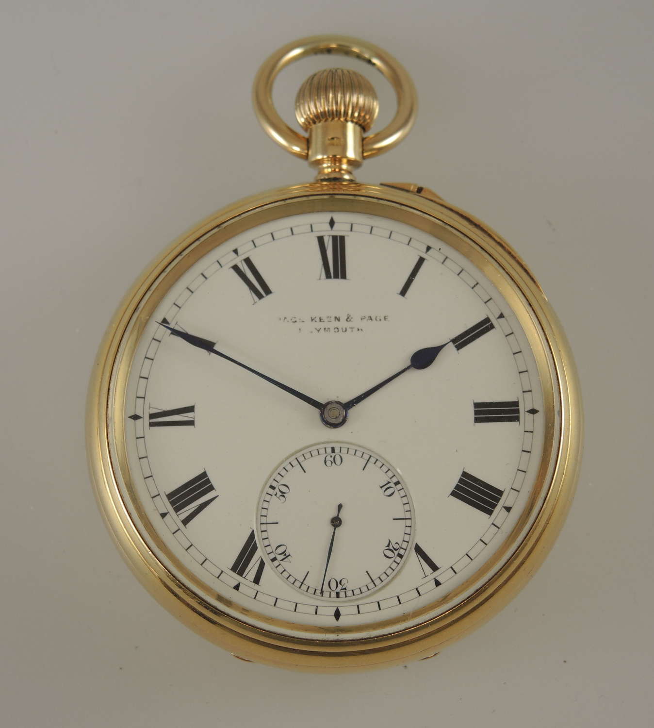 18K Gold Kew Observatory Grade Karrusel pocket watch London 1903