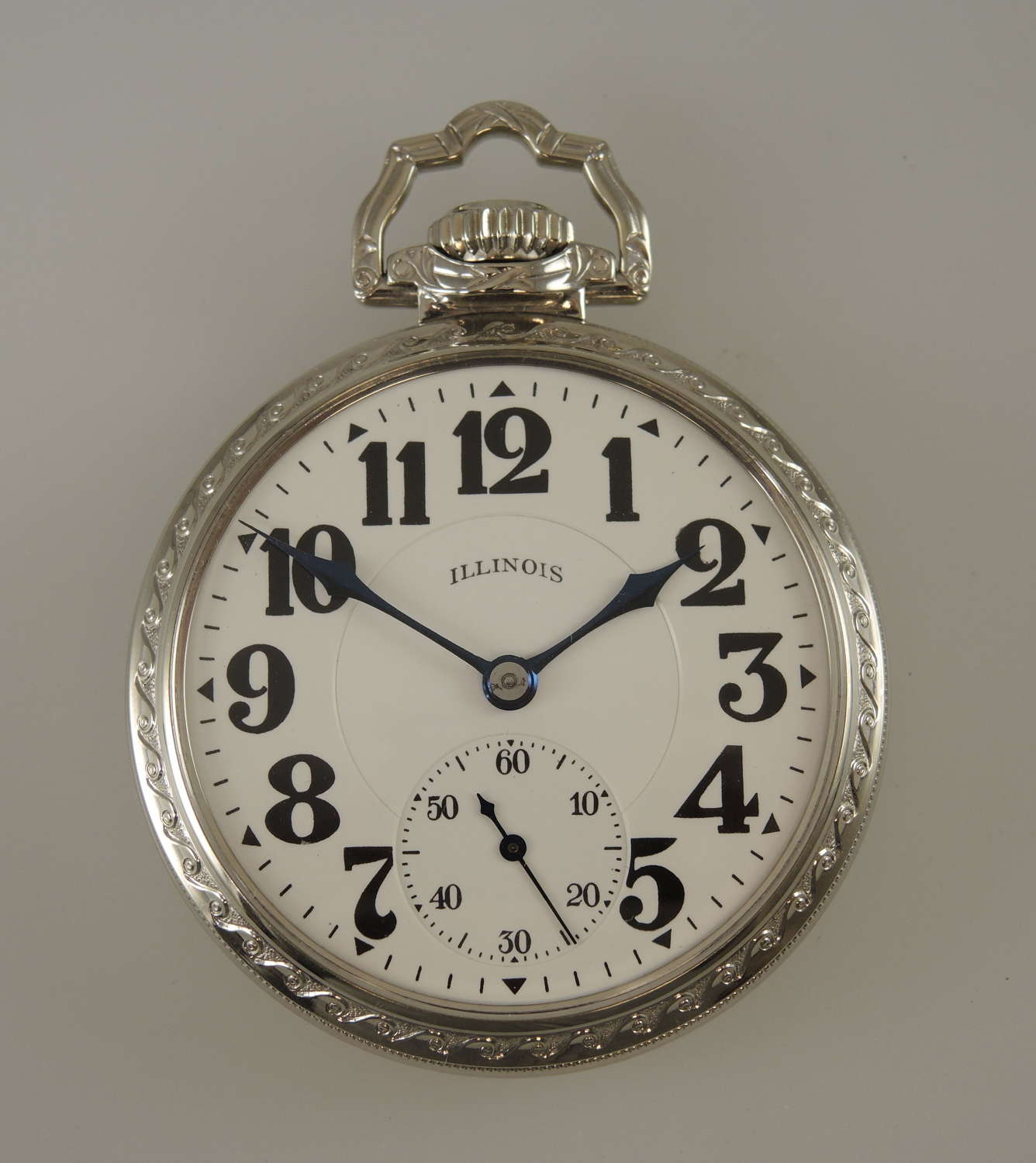 Pristine 17s 23J Sangamo Special unmarked 60 Hour pocket watch c1925