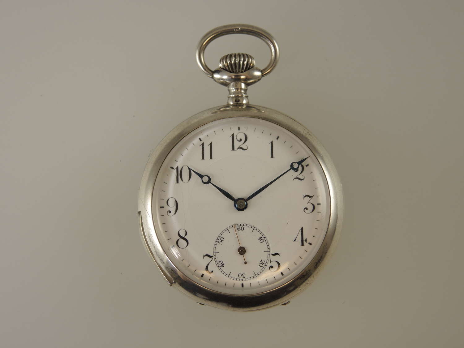 Silver quarter repeater pocket watch c1900