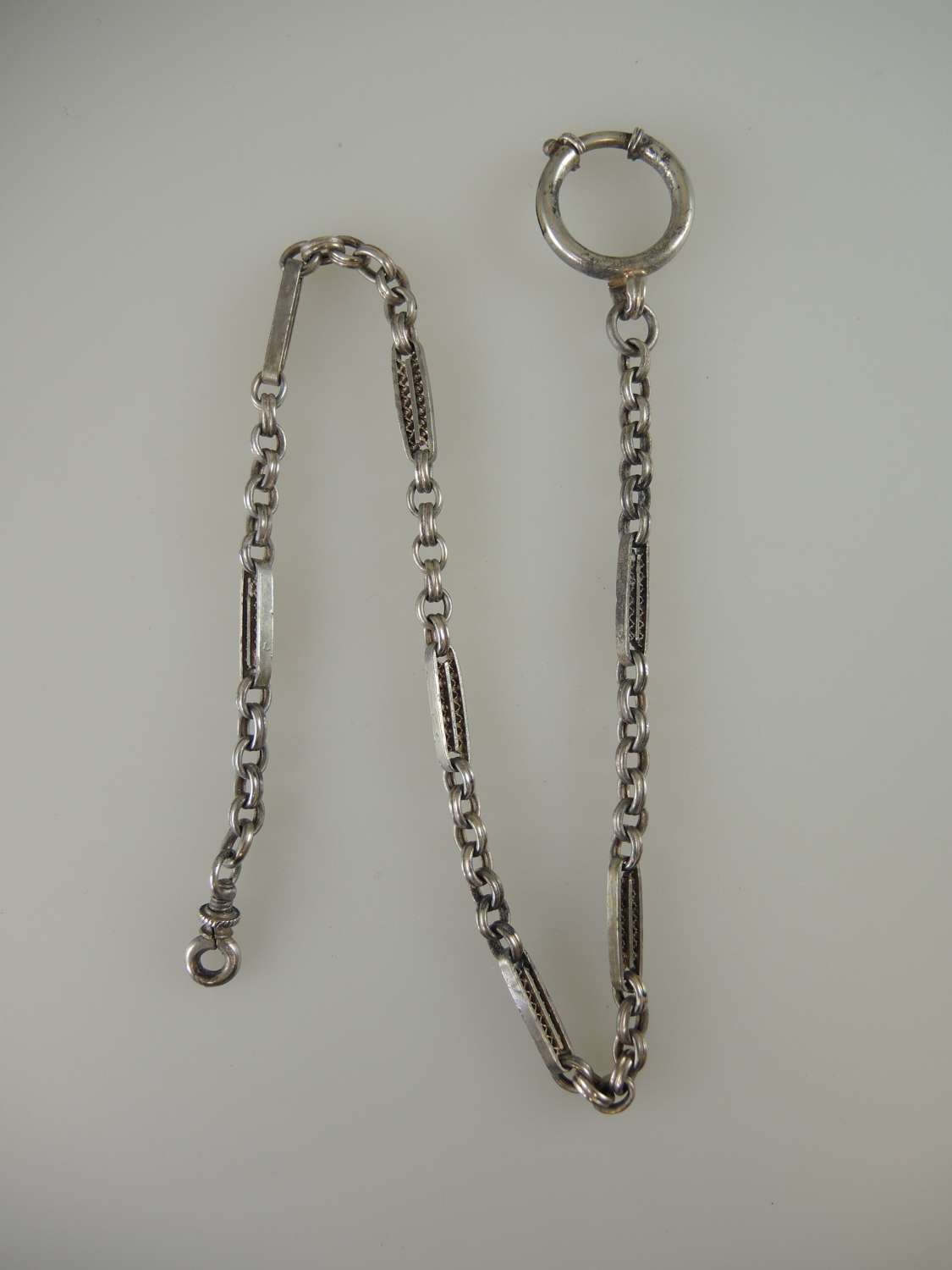 Early Victorian pocket watch chain c1850