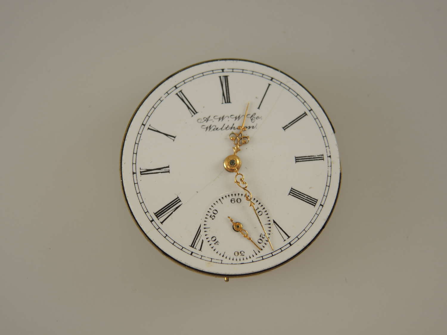 0s 7J Waltham pocket watch movement c1892