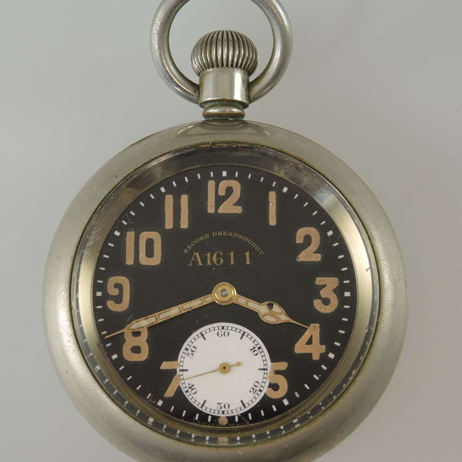 Military pocket watch. Record Dreadnought. c1940