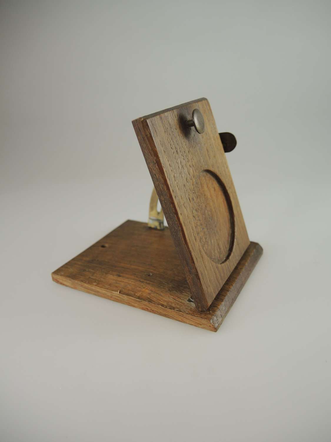 Unusual collapsible pocket watch stand c1900