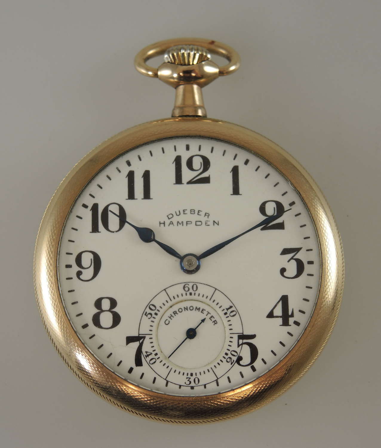 16s 21 Jewel Hampden No 120 pocket watch c1917
