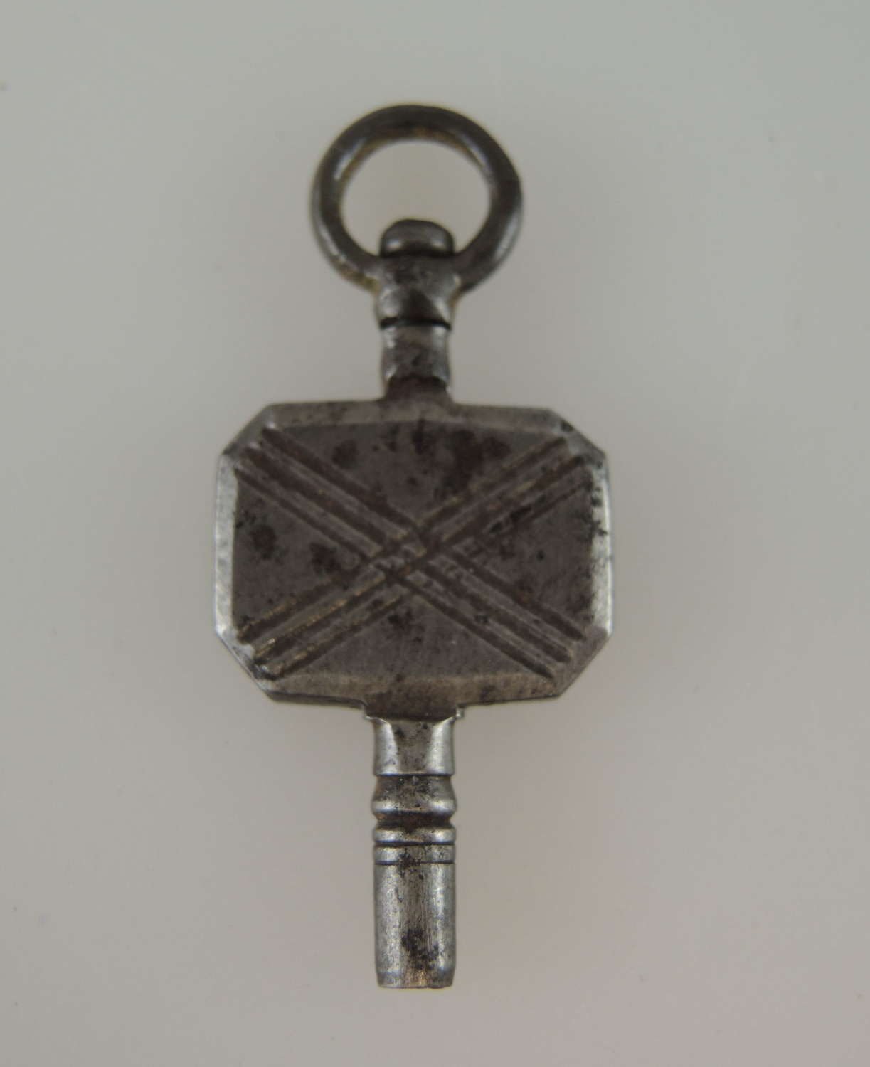 Early Steel pocket watch key c1770