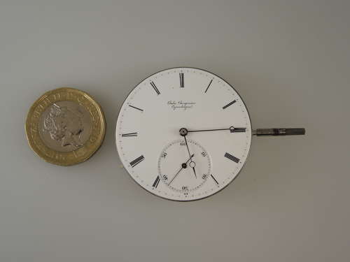 Rare Jules Jurgensen pocket watch movement c1880