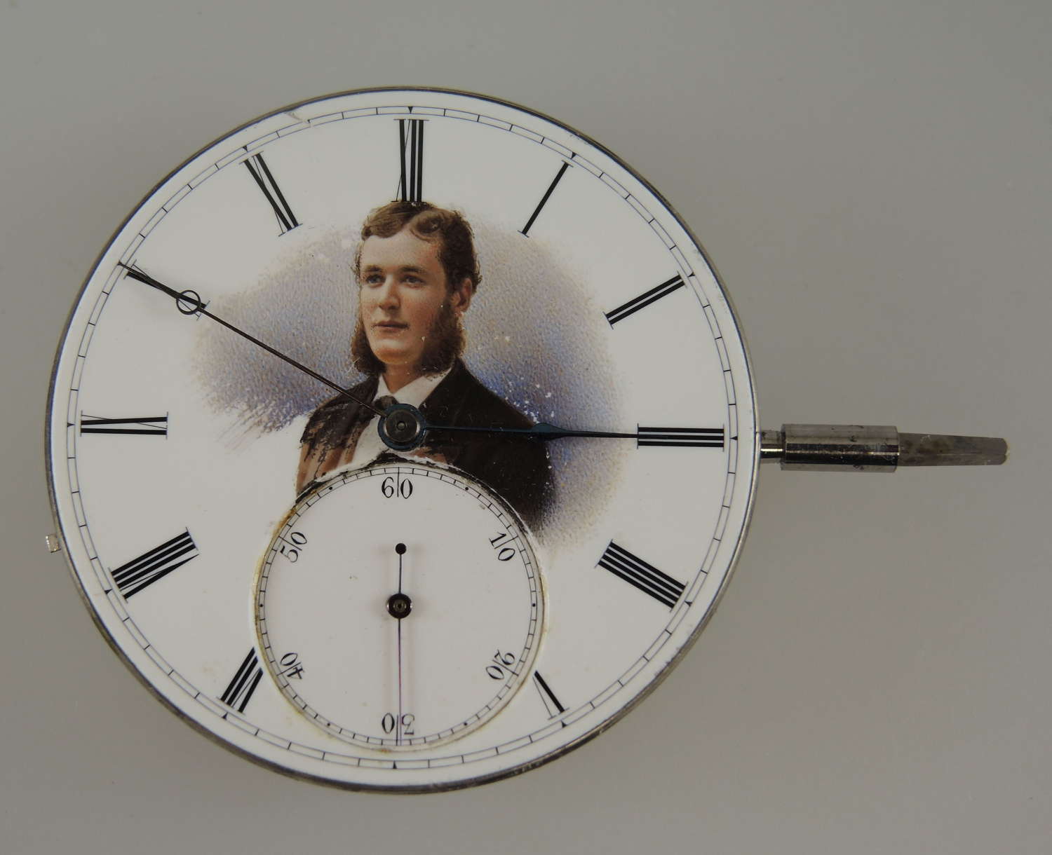Rare Jules Jurgensen pocket watch movement w/a commissioned dial c1890
