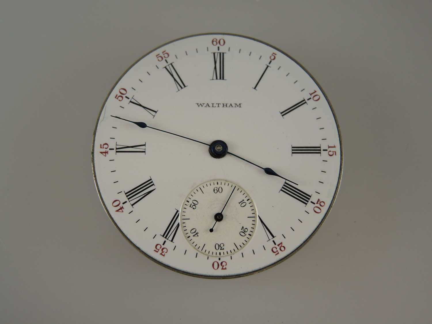 16s 17 Jewel Waltham pocket watch movement c1912
