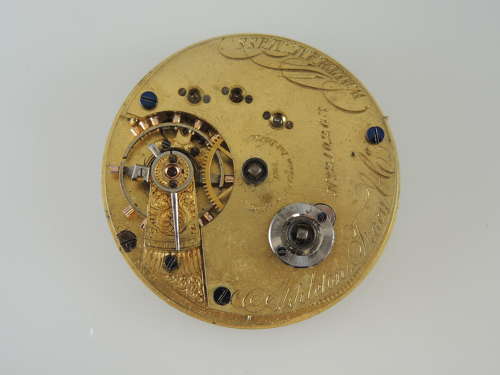 16s 15J Waltham Appleton Tracy & Co pocket watch movement. c1866
