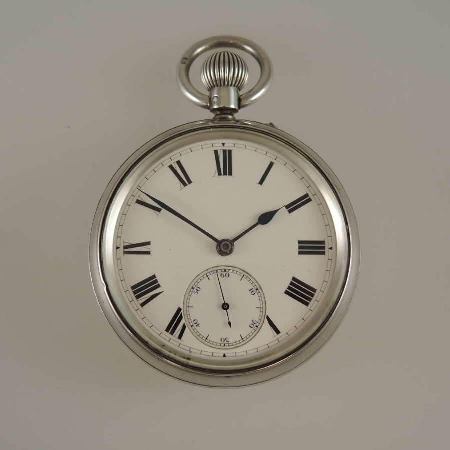 English silver pocket watch. Gaydon & Sons, Kingston-on-Thames c1892