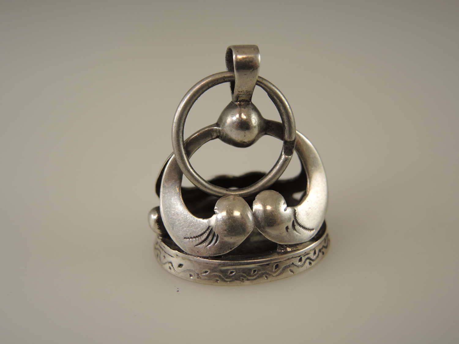 Early silver fob seal c1830