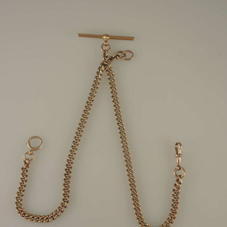 Top quality 9K gold pocket watch chain c1910