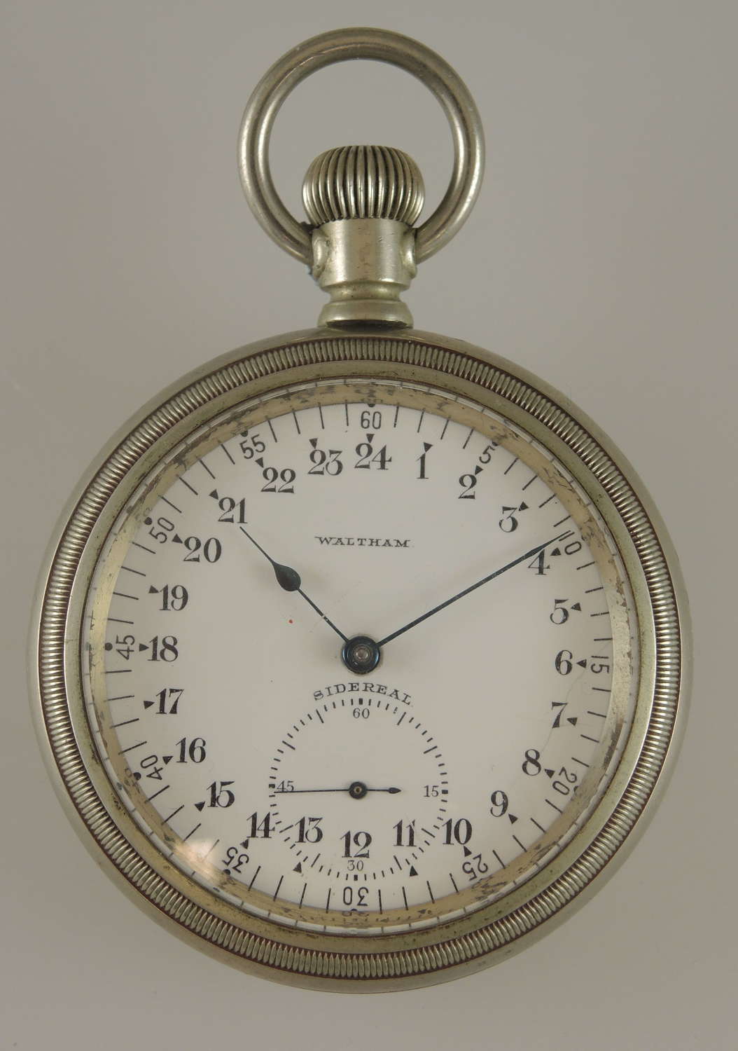 Rare 18s 19J Waltham 1892 Astronomical SIDEREAL dial c1910