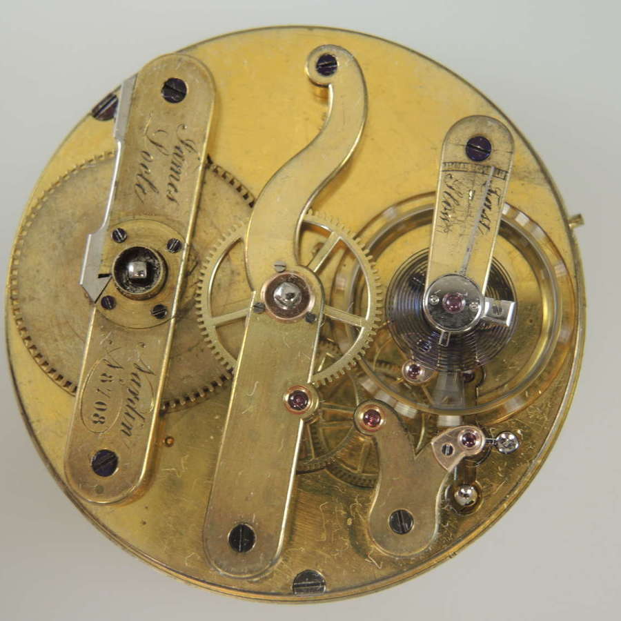 Pivoted detent chronometer pocket watch by Nardin c1890