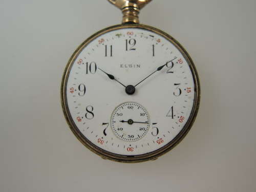 Elgin 0 size fob pocket watch c1911