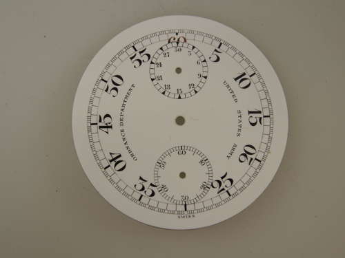 Dial made for Ordnance Dept US ARMY c1917