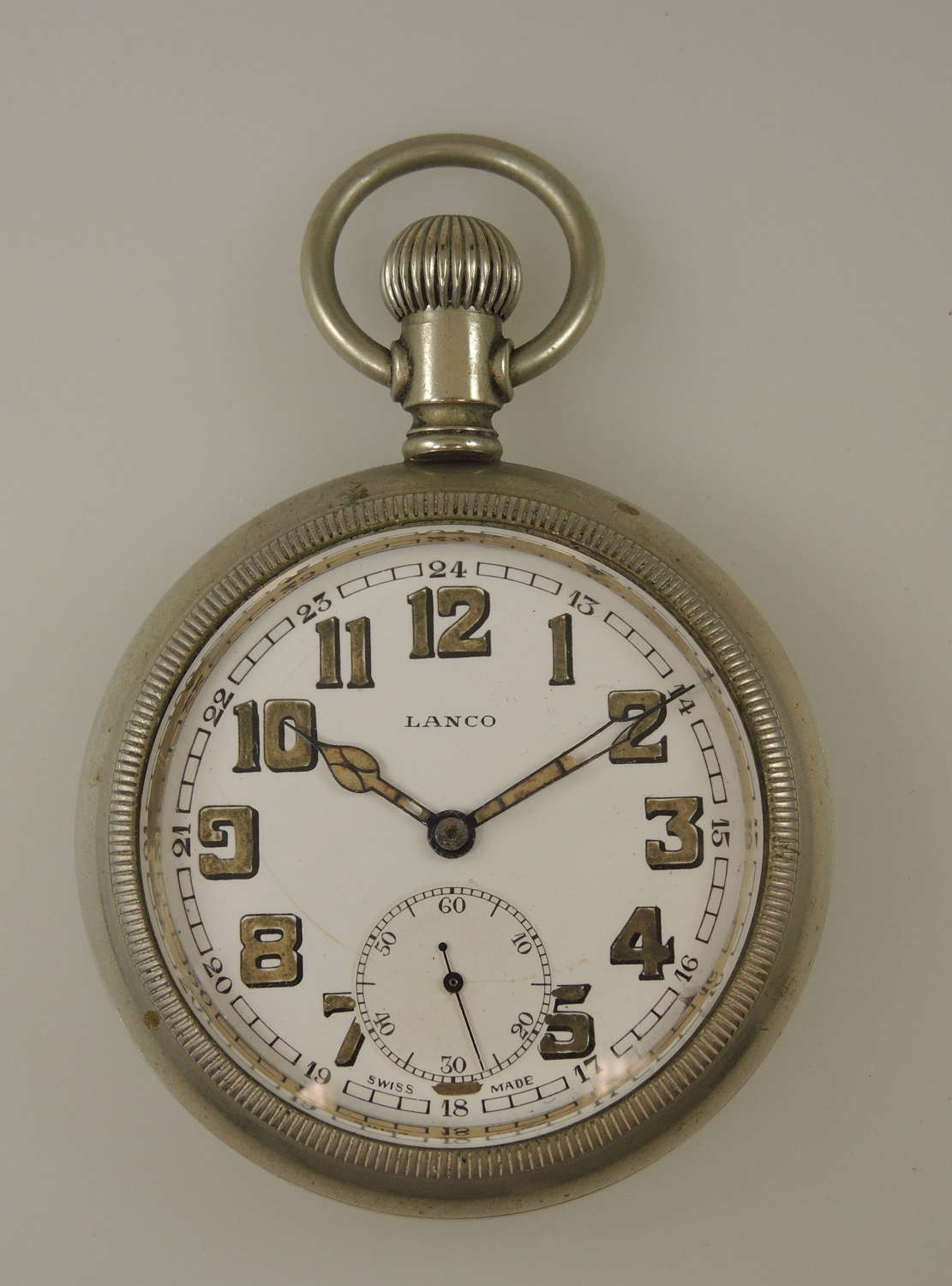 Rare South African military pocket watch by Lanco c1940